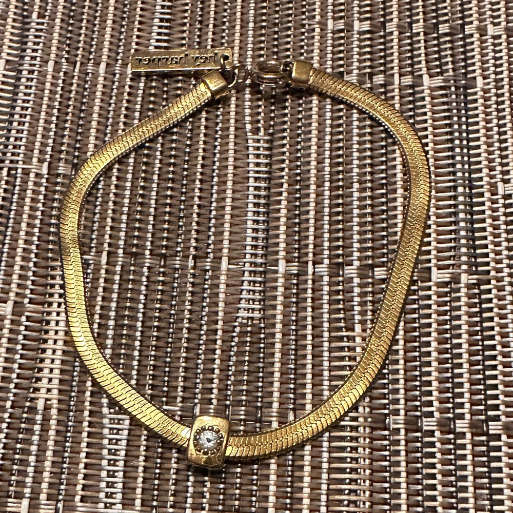 Hey Harper HARMONY Bracelet Gold Chain Cubic Zirconia CZ Minimalist Jewelry - Picture 13 of 13
